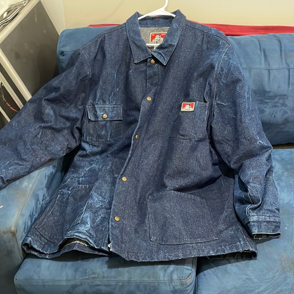 3xl Ben Davis jean jacket with wool inside